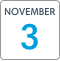November 3 Events