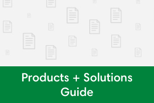 Cover page of the Products and Solutions Guide